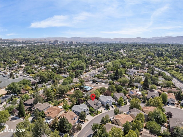 1121 Sageberry Ct, Reno, NV 89509 - aerial perspective of suburban area with a mountainous background