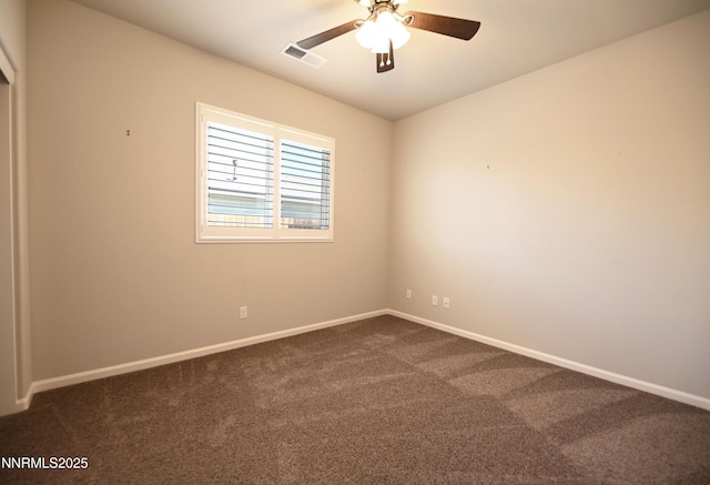 226 Red Oak Dr, Fernley, NV 89408 - unfurnished room featuring dark colored carpet and ceiling fan