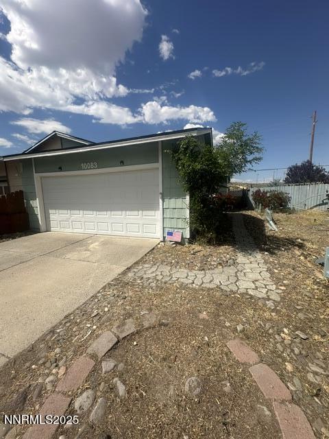 10083 Zeolite Dr, Reno, NV 89506 - garage with driveway