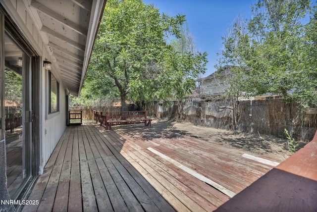 650 E York Way, Sparks, NV 89431 - wooden deck featuring a fenced backyard