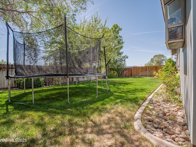 733 Bowles Ln, Gardnerville, NV 89460 - view of yard with a trampoline