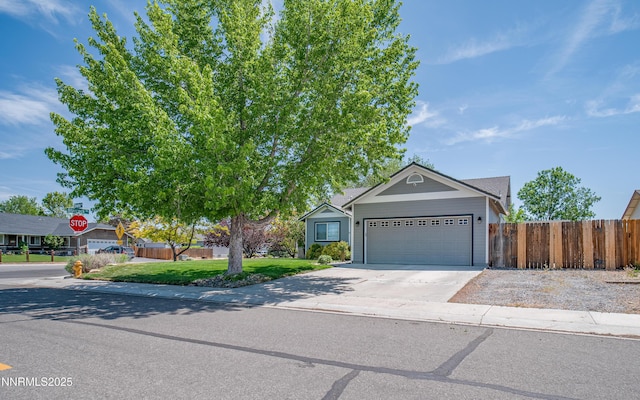 733 Bowles Ln, Gardnerville, NV 89460 - single story home with concrete driveway and a garage