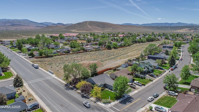 733 Bowles Ln, Gardnerville, NV 89460 - aerial view of residential area featuring a mountainous background