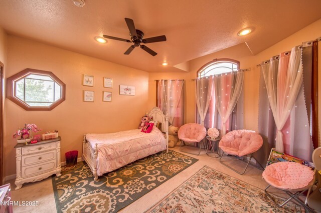 6752 Eagle Wing Cir, Sparks, NV 89436 - carpeted bedroom featuring recessed lighting and a ceiling fan
