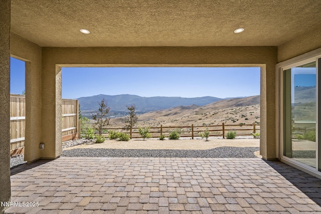2241 Cold Creek Trl, Reno, NV 89523 - view of patio with a mountain view