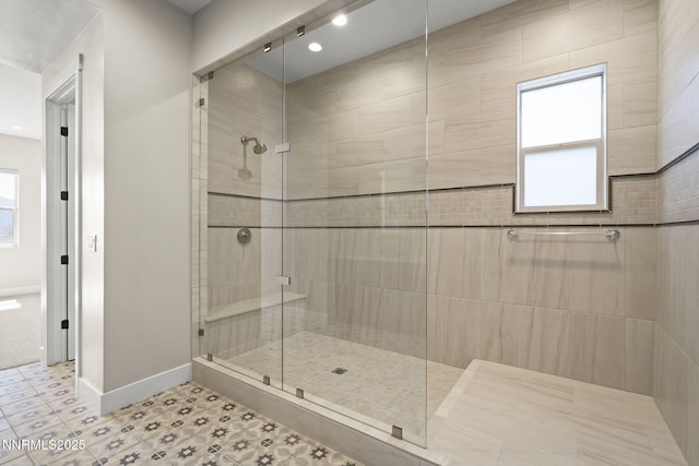 2241 Cold Creek Trl, Reno, NV 89523 - bathroom featuring tiled shower and recessed lighting