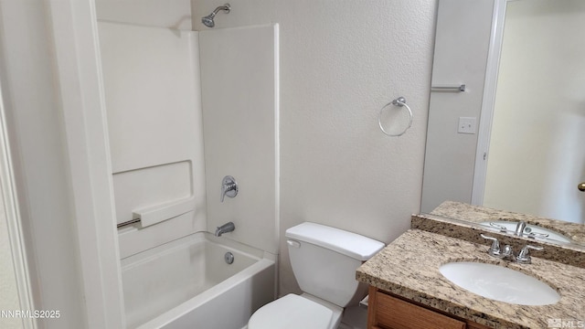5910 Poinsettia Ct, Sun Valley, NV 89433 - bathroom featuring vanity, toilet, and bathing tub / shower combination
