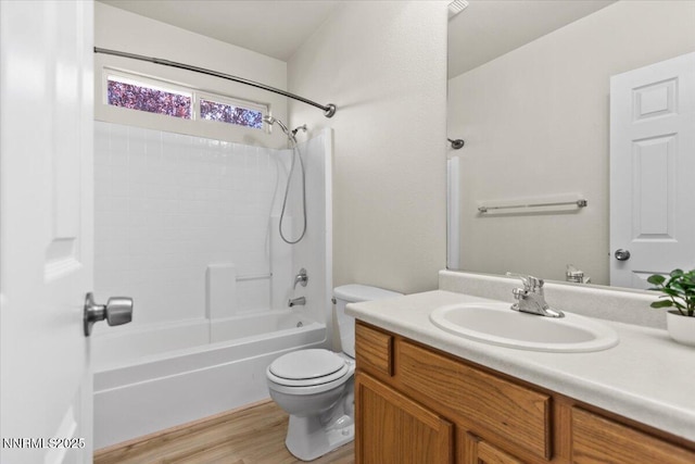 7250 Timber Ridge Ct, Reno, NV 89523 - full bathroom featuring vanity, shower / bath combination, and wood finished floors