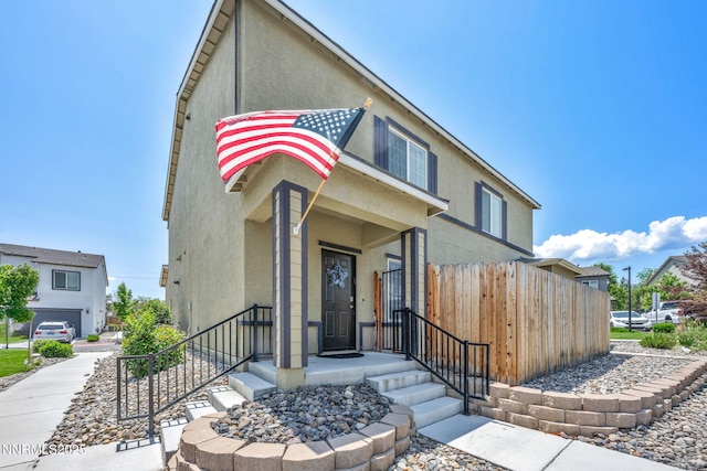 529 Autumn Breeze Cir, Reno, NV 89511 - view of front of house with stucco siding