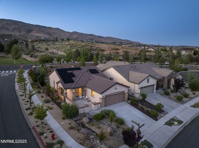 9195 Summertree Ct, Reno, NV 89523 - view from above of property featuring mountains