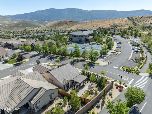 9195 Summertree Ct, Reno, NV 89523 - aerial perspective of suburban area featuring mountains