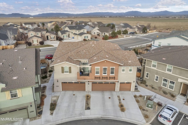 1248 Cinch Trl Unit 3, Gardnerville, NV 89410 - aerial perspective of suburban area featuring a mountain backdrop
