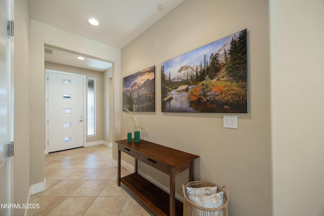 4697 High Pass Ct, Sparks, NV 89436 - foyer with light tile patterned floors, recessed lighting, and baseboards