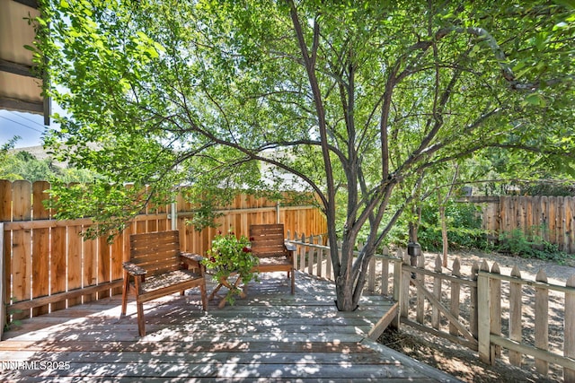 705 Elm St, Carson City, NV 89703 - deck with a fenced backyard