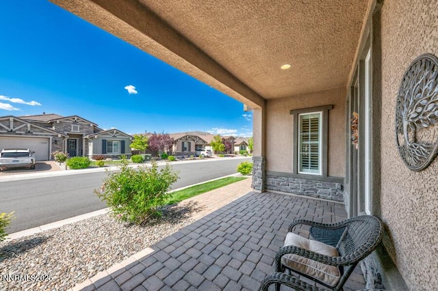 9800 Hafflinger Ln, Reno, NV 89521 - view of patio / terrace featuring a residential view
