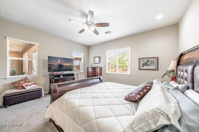 9800 Hafflinger Ln, Reno, NV 89521 - bedroom featuring carpet and ceiling fan