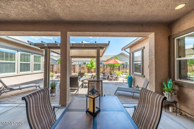 9800 Hafflinger Ln, Reno, NV 89521 - view of patio featuring an outdoor hangout area and outdoor dining space