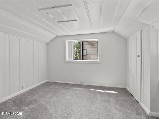 605 Jerry Dr, Zephyr Cove, NV 89448 - bonus room with lofted ceiling, carpet flooring, and baseboards