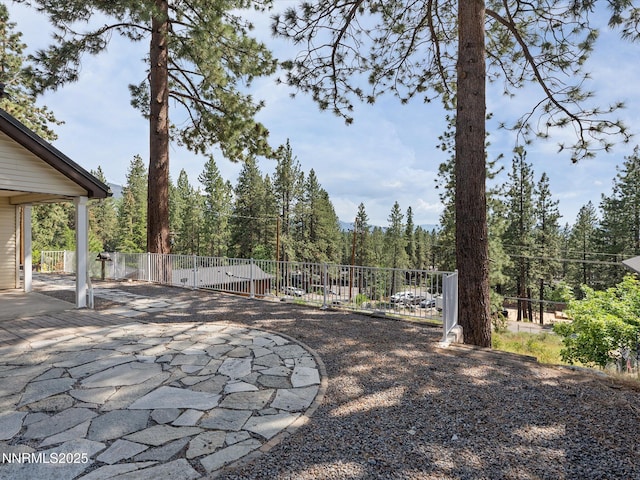 605 Jerry Dr, Zephyr Cove, NV 89448 - view of yard with a patio area