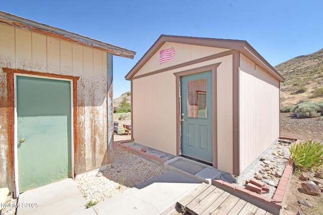 35 Count Fleet Ct, Reno, NV 89502 - view of shed featuring a mountain view