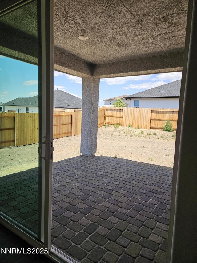1224 Heybourne Rd, Gardnerville, NV 89410 - fenced backyard featuring a patio
