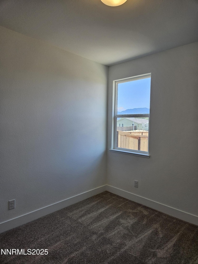 1224 Heybourne Rd, Gardnerville, NV 89410 - empty room with dark carpet and baseboards