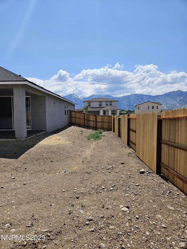 1224 Heybourne Rd, Gardnerville, NV 89410 - fenced backyard with a mountain view