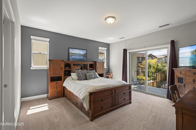 1775 Samantha Crest Trl, Reno, NV 89523 - bedroom featuring light carpet and access to exterior