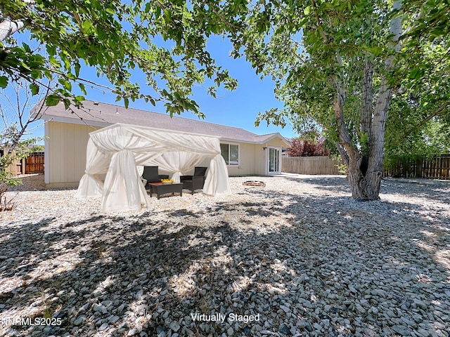 2657 Elizabeth Pkwy, Fallon, NV 89406 - back of property with a fenced backyard