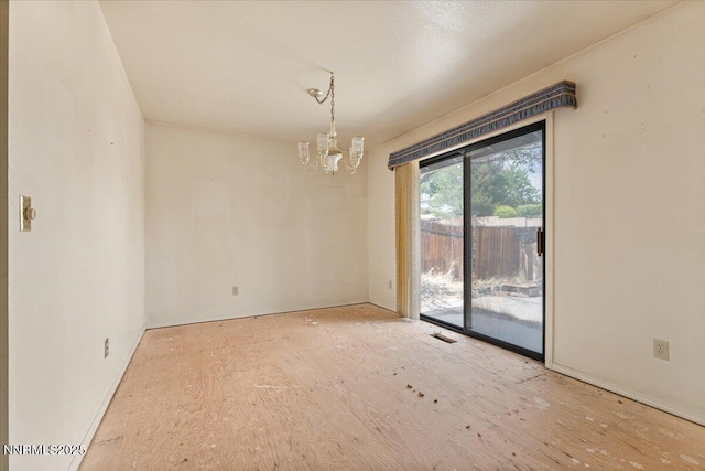 1372 Laser Ct, Sparks, NV 89436 - unfurnished room with a chandelier