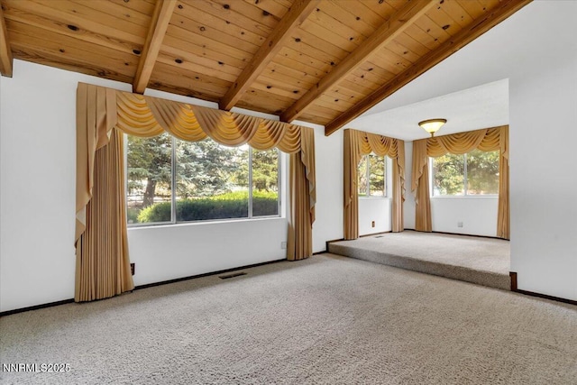 1809 Franklin Rd, Carson City, NV 89706 - spare room with wood ceiling, carpet, and baseboards
