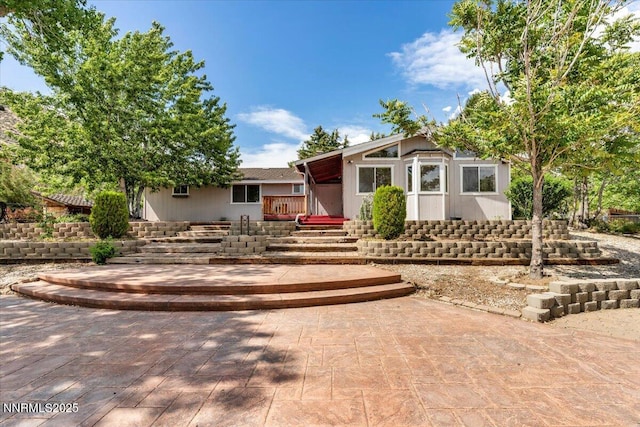1809 Franklin Rd, Carson City, NV 89706 - view of front of home with a patio area