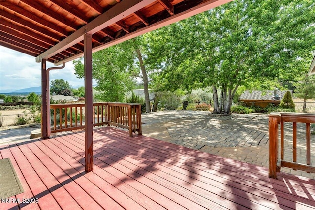 1809 Franklin Rd, Carson City, NV 89706 - wooden terrace featuring a patio area