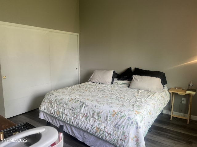 7785 Crystal Shores Dr, Reno, NV 89506 - bedroom with wood finished floors and a closet