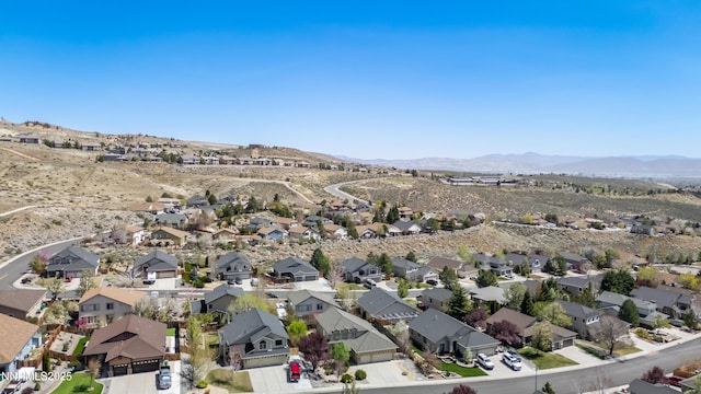 2978 Fox Trail Dr, Reno, NV 89523 - aerial perspective of suburban area featuring a mountainous background
