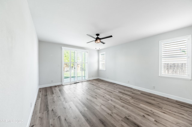 2978 Fox Trail Dr, Reno, NV 89523 - spare room with wood finished floors and ceiling fan