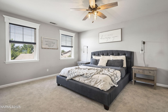 3128 Wild Iris Ct, Sparks, NV 89436 - carpeted bedroom featuring multiple windows and a ceiling fan