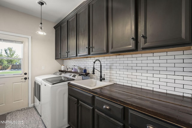 3128 Wild Iris Ct, Sparks, NV 89436 - laundry room with cabinet space and separate washer and dryer