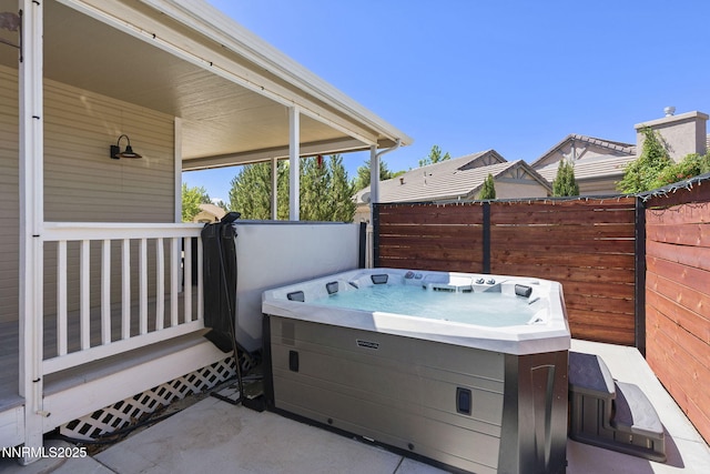 3128 Wild Iris Ct, Sparks, NV 89436 - view of patio / terrace featuring a hot tub