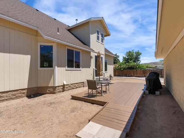 4903 Killdeer Rd, Carson City, NV 89701 - deck featuring area for grilling and outdoor dining area