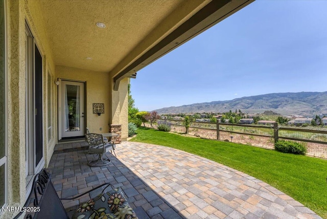 8692 18th Hole Trl, Reno, NV 89523 - view of patio featuring a mountain view
