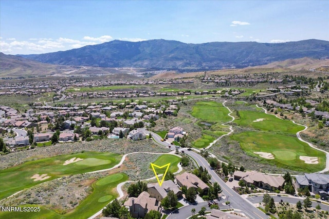 8692 18th Hole Trl, Reno, NV 89523 - aerial view of property's location with nearby suburban area and mountains