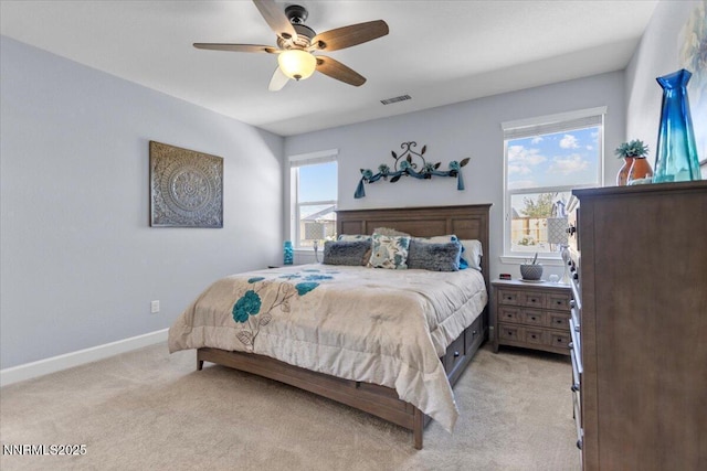 7324 Continuum Dr, Reno, NV 89506 - bedroom with light carpet and ceiling fan