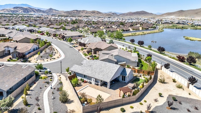 2222 Nasrullah Ln, Reno, NV 89521 - aerial perspective of suburban area with a water and mountain view