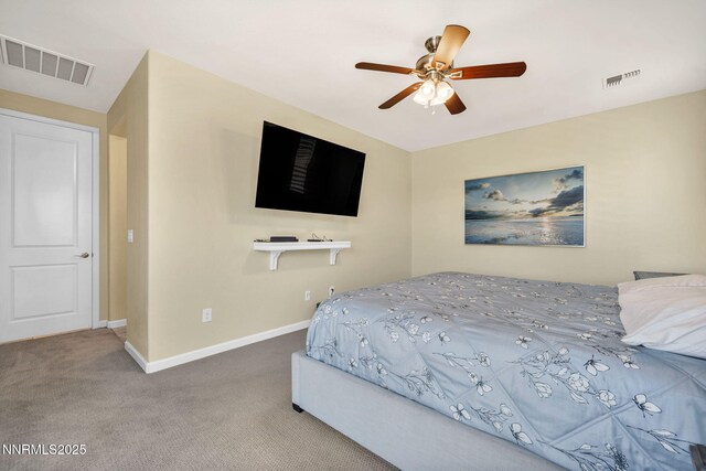 2222 Nasrullah Ln, Reno, NV 89521 - carpeted bedroom with baseboards and a ceiling fan