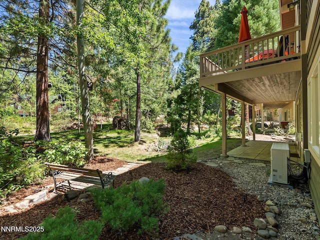275 Deer Ct, Incline Village, NV 89451 - view of yard featuring a patio and a deck