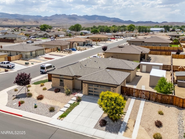 698 Raptor Way, Fernley, NV 89408 - aerial view of residential area featuring mountains