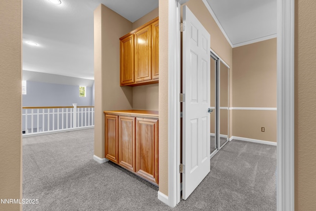 10509 Yuba Ct, Reno, NV 89521 - hall featuring carpet and ornamental molding