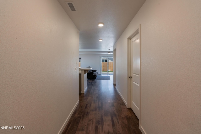 102 Halite Dr, Dayton, NV 89403 - corridor with dark wood-style floors and recessed lighting