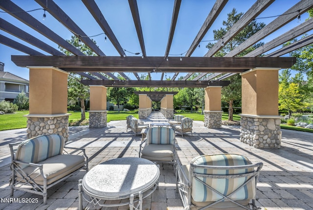 9900 Wilbur May Pkwy Apt 5102, Reno, NV 89521 - view of patio with a pergola